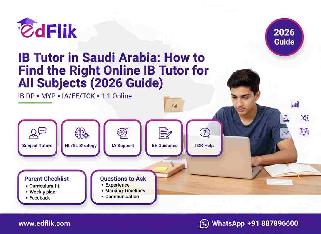 IB Tutor in Saudi Arabia: How to Find the Right Online IB Tutor for All Subjects (2026 Guide)