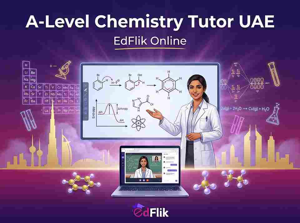 A-Level Chemistry Tutor UAE | EdFlik Online