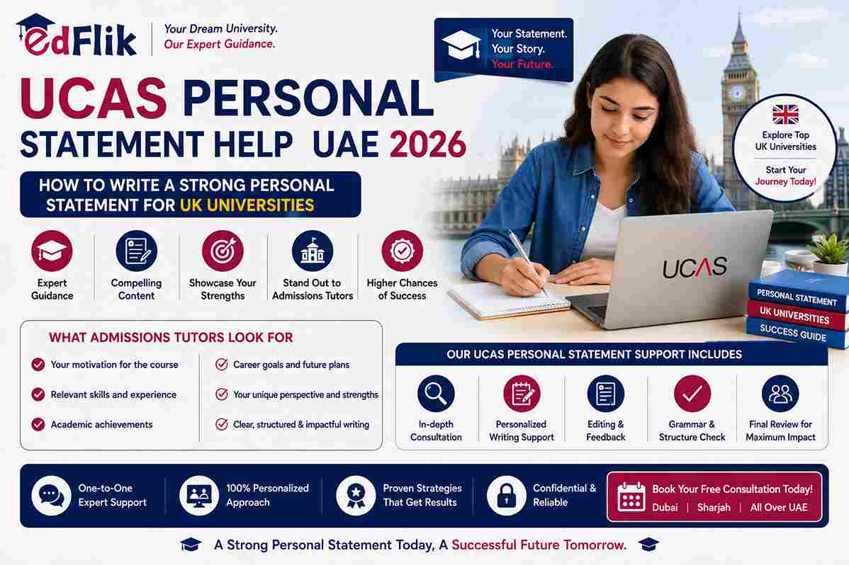 UCAS Personal Statement Help UAE 2026 — How to Write a Strong Personal Statement for UK Universities