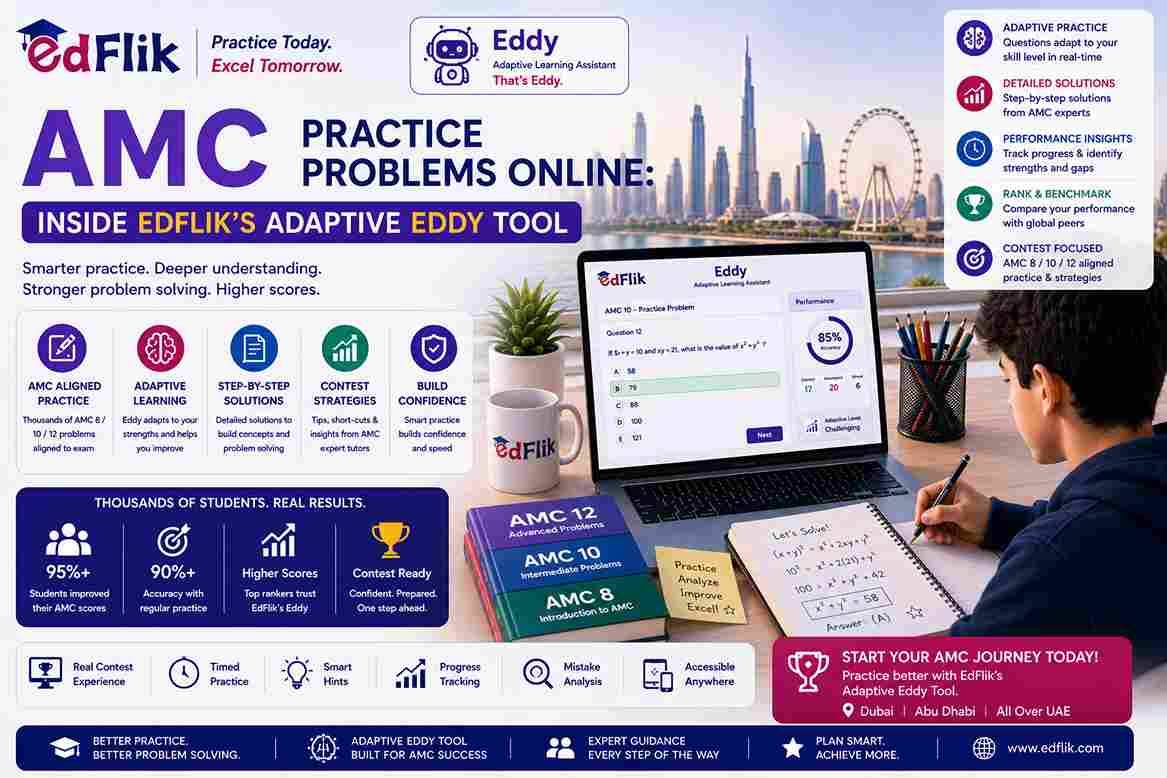 AMC Practice Problems Online: Inside Edflik's Adaptive Eddy Tool