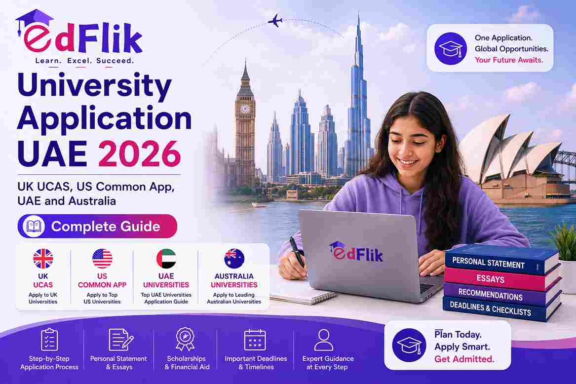 University Application UAE 2026 — UK UCAS, US Common App, UAE and Australia Complete Guide