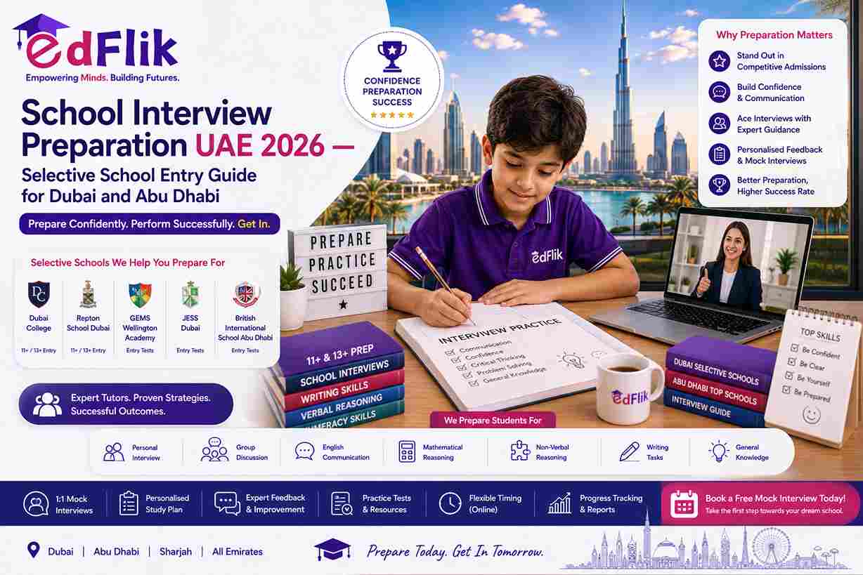 School Interview Preparation UAE 2026 — Selective School Entry Guide for Dubai and Abu Dhabi