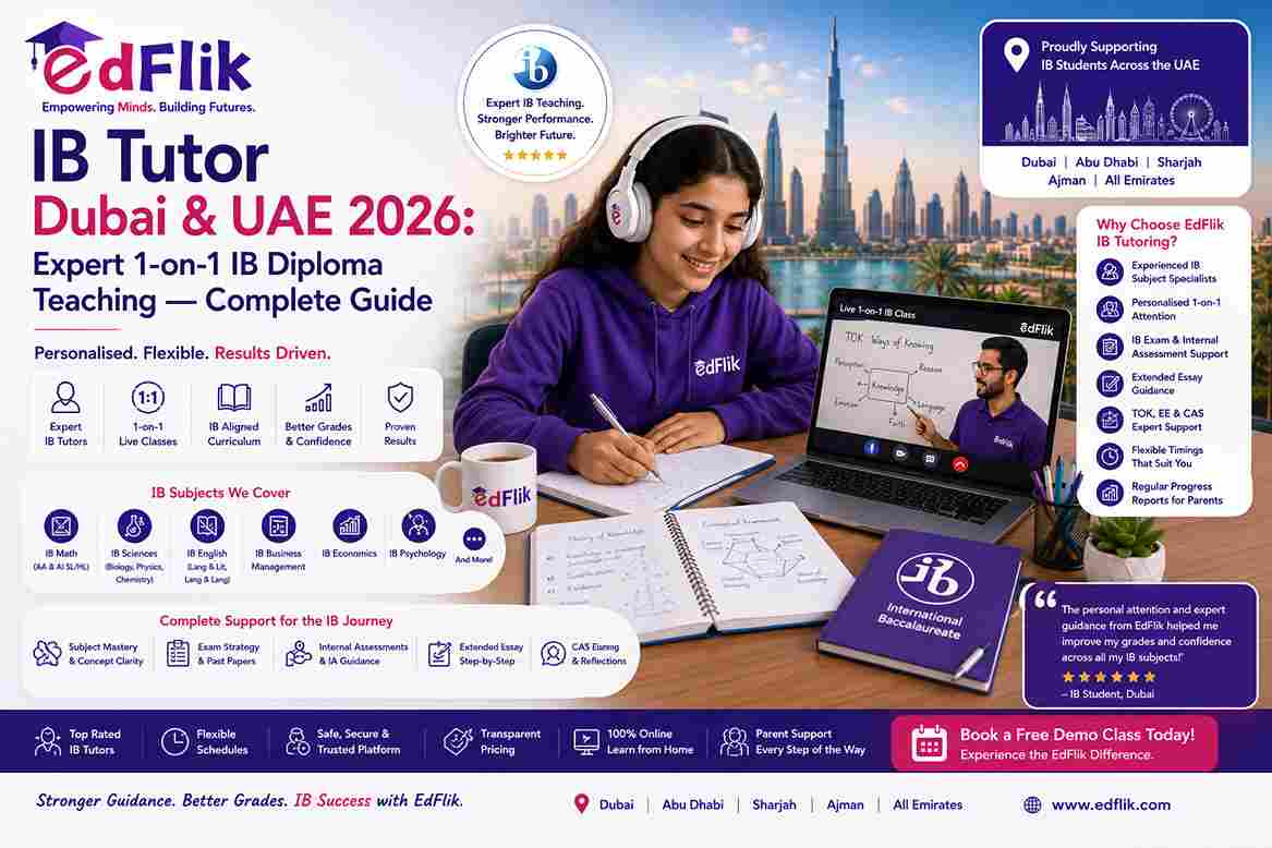 IB Tutor Dubai & UAE 2026: Expert 1-on-1 IB Diploma Teaching — Complete Guide