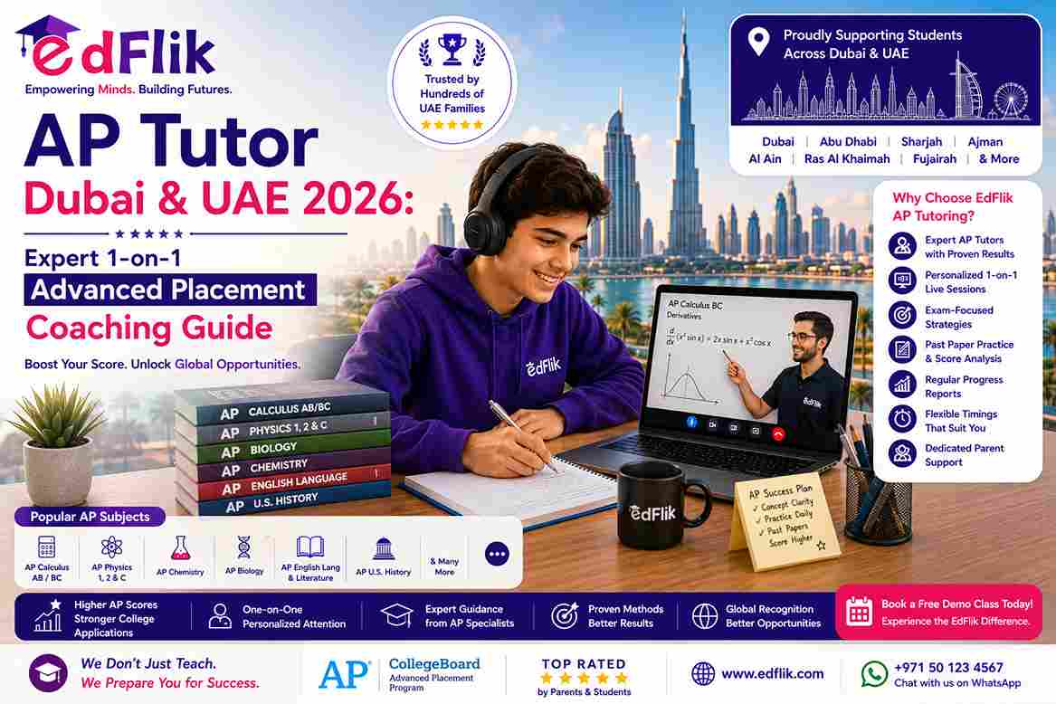 AP Tutor Dubai & UAE 2026: Expert 1-on-1 Advanced Placement Coaching Guide