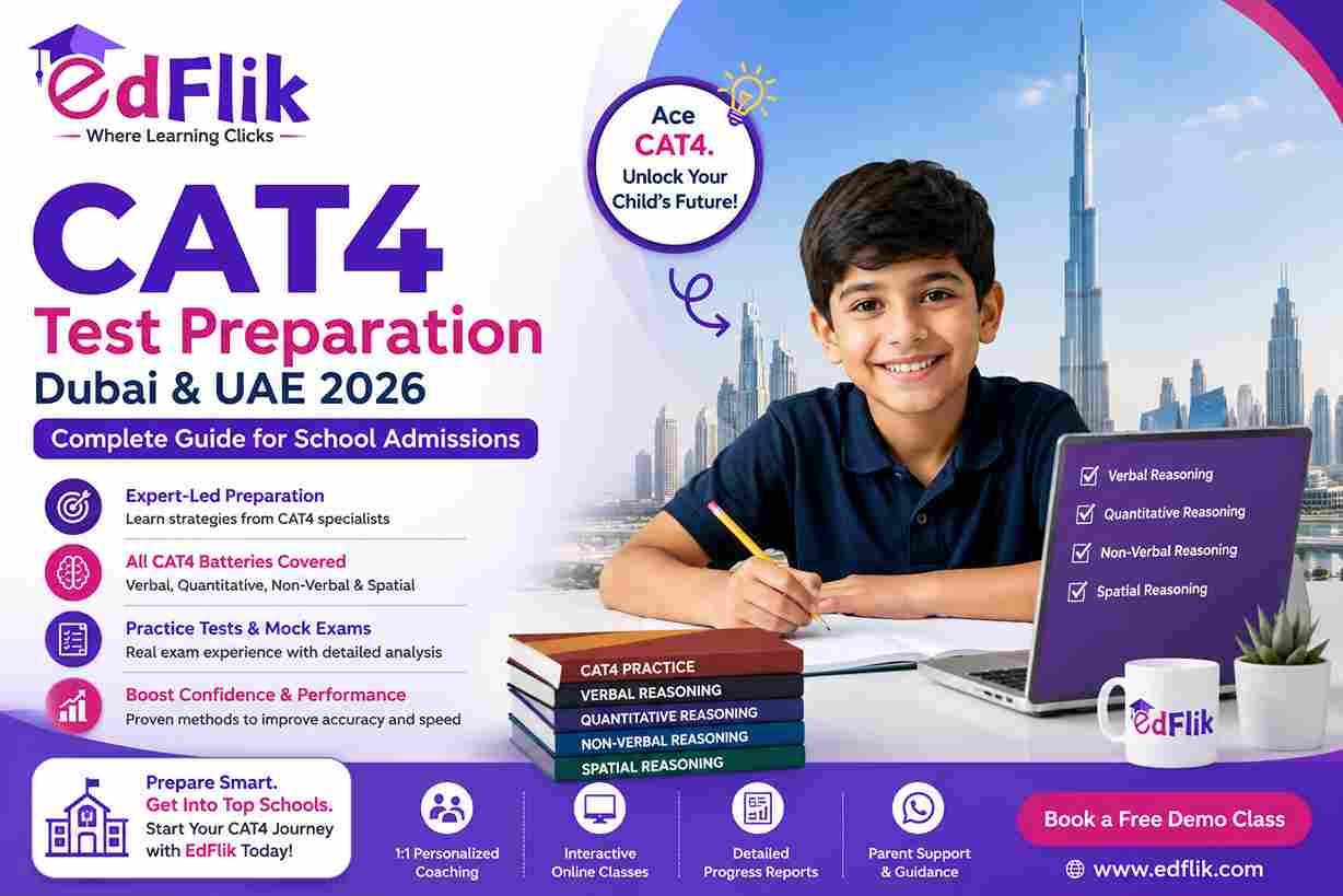 CAT4 Test Preparation Dubai & UAE 2026: Complete Guide for School Admissions