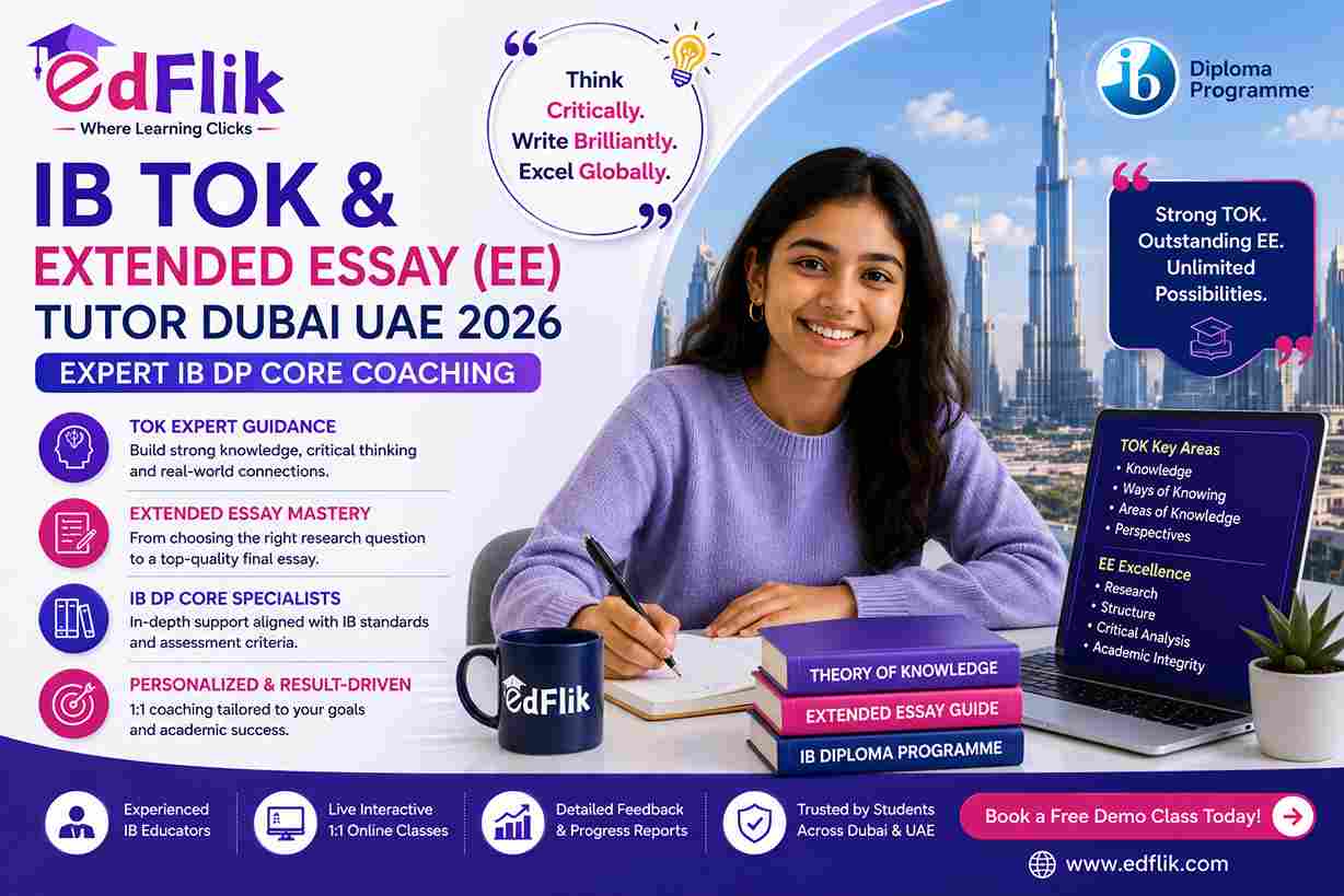 IB TOK & Extended Essay (EE) Tutor Dubai UAE 2026: Expert IB DP Core Coaching