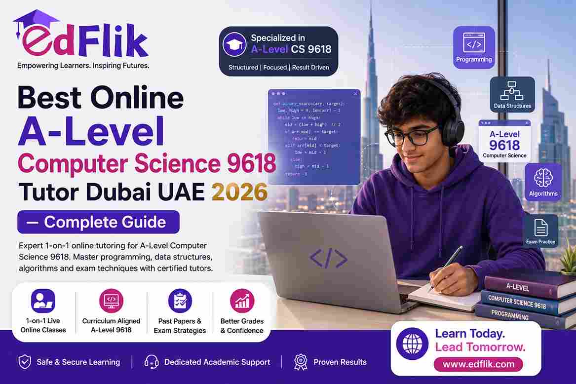 Best Online A-Level Computer Science 9618 Tutor Dubai UAE 2026 — Complete Guide