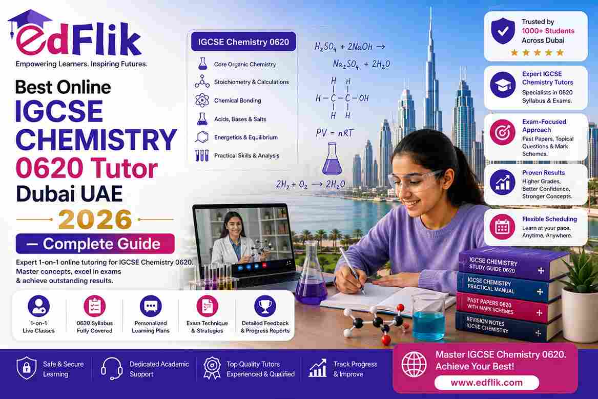 Best Online IGCSE Chemistry 0620 Tutor Dubai UAE 2026 — Complete Guide