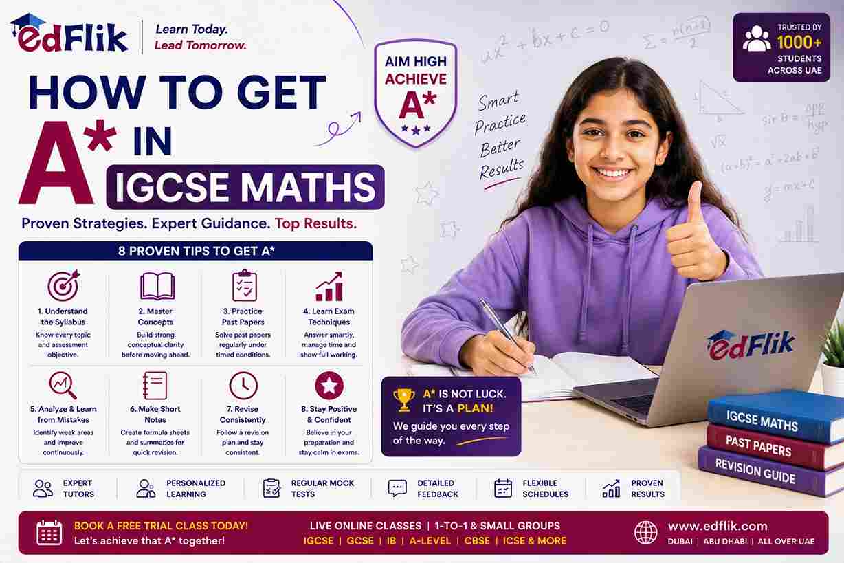 How to Get A* in IGCSE Maths | EdFlik UAE