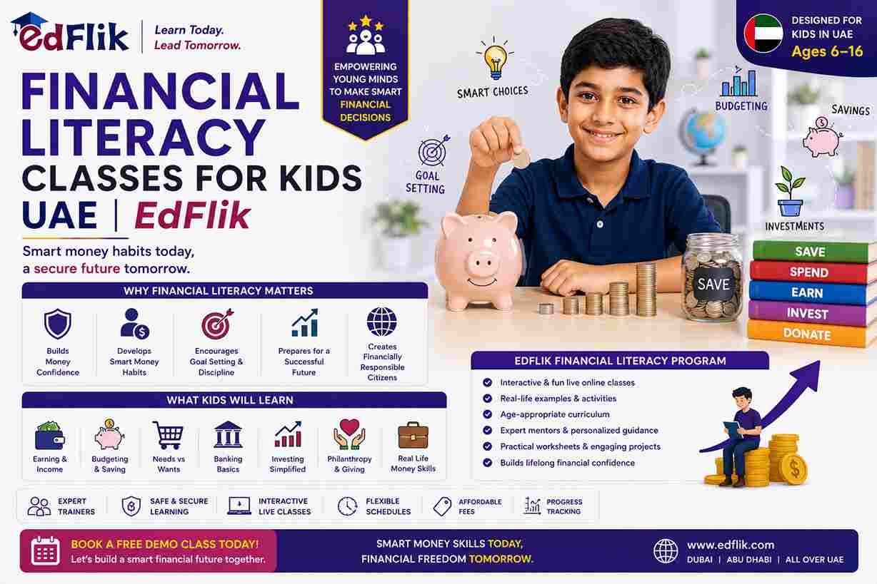 Financial Literacy Classes for Kids UAE | EdFlik