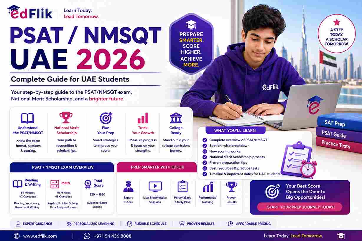 PSAT / NMSQT UAE 2026 — Complete Guide for UAE Students