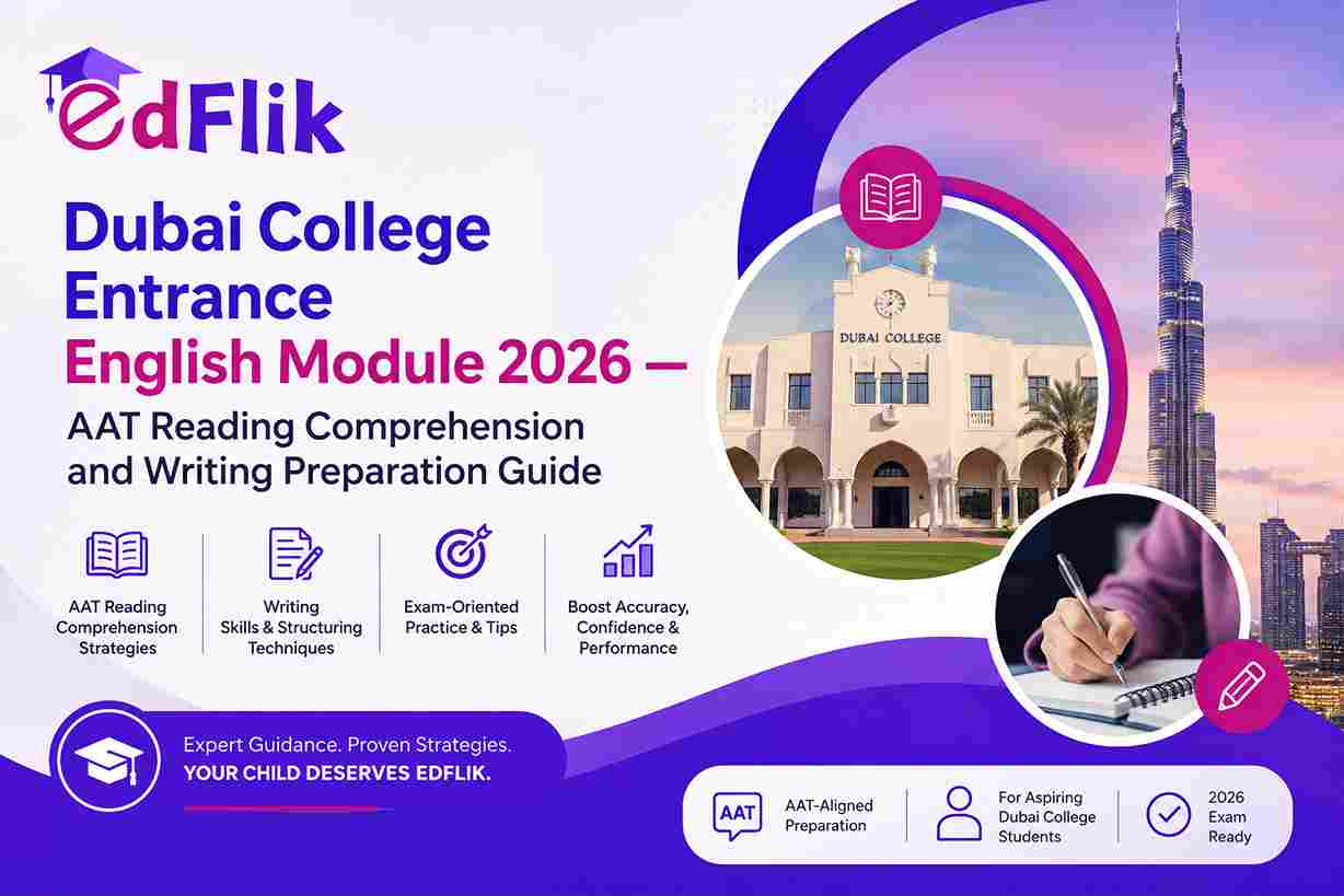 Dubai College Entrance English Module 2026 — AAT Reading Comprehension and Writing Preparation Guide