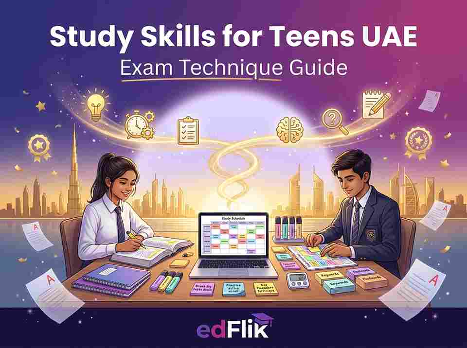 Study Skills for Teens UAE | Exam Technique Guide