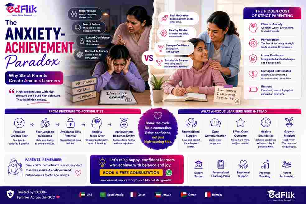 The Anxiety-Achievement Paradox | Why Strict Parents Create Anxious Learners