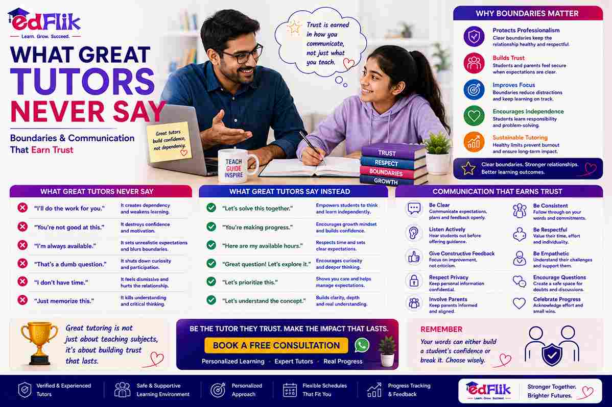 What Great Tutors Never Say | Boundaries & Communication That Earn Trust