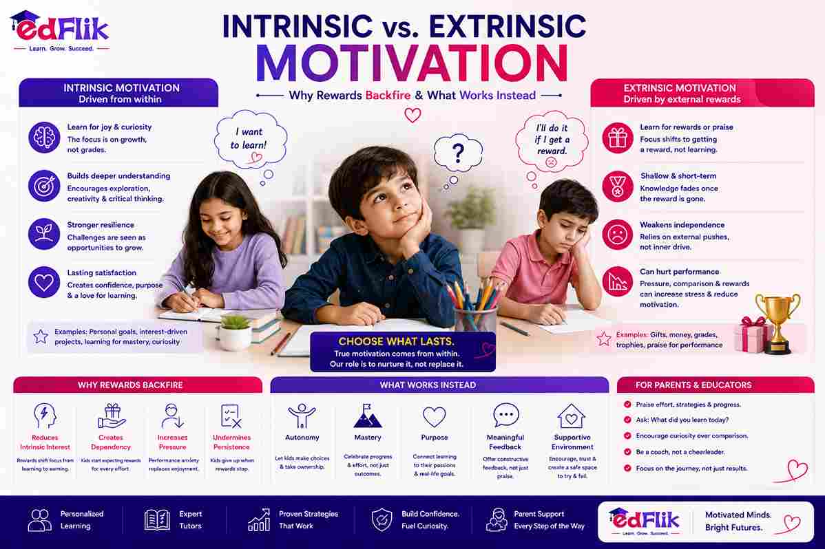 Intrinsic vs. Extrinsic Motivation | Why Rewards Backfire & What Works Instead