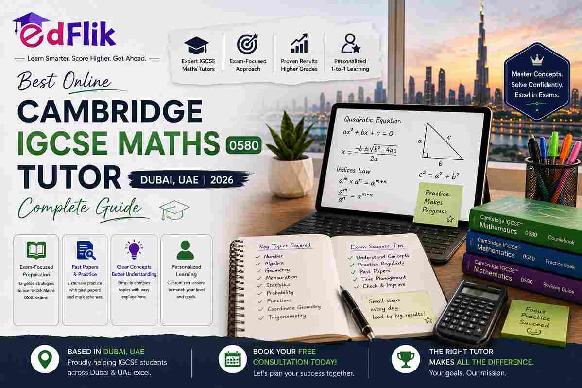 Best Online Cambridge IGCSE Maths 0580 Tutor Dubai UAE 2026 — Complete Guide