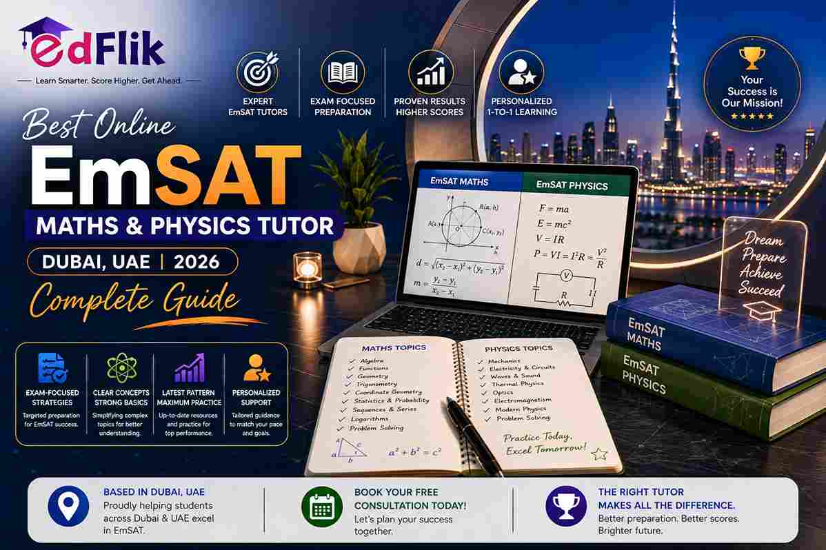 Best Online EmSAT Maths & Physics Tutor Dubai UAE 2026 — Complete Guide