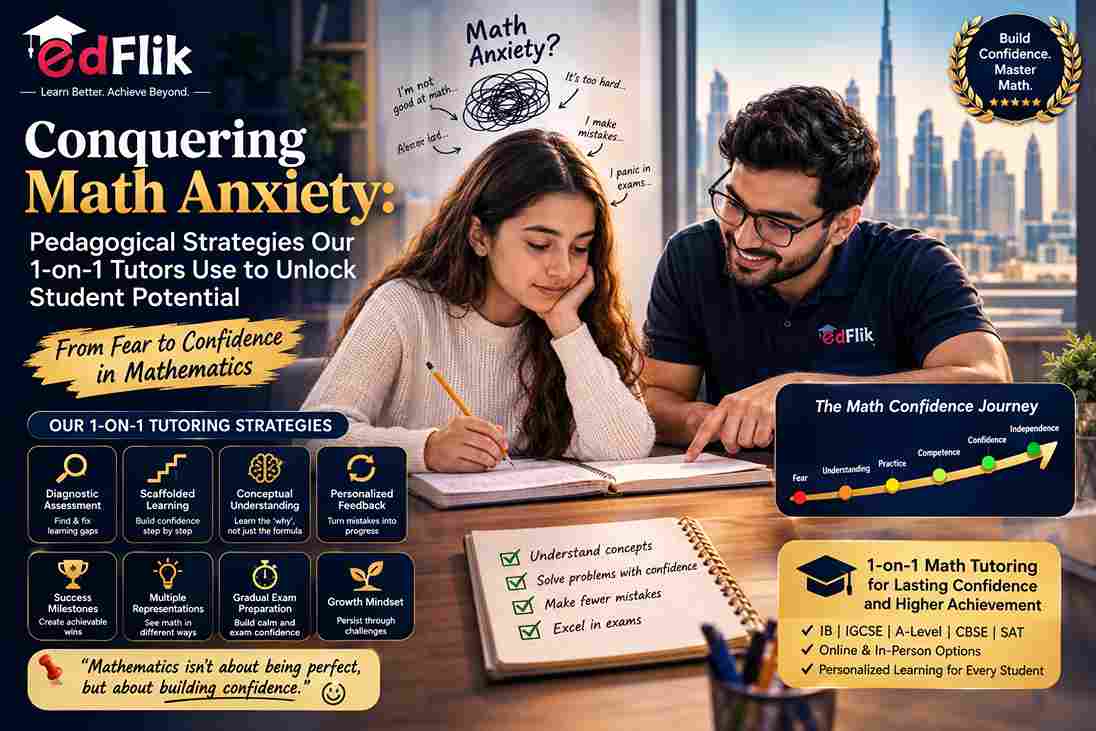 Conquering Math Anxiety: Pedagogical Strategies Our 1-on-1 Tutors Use to Unlock Student Potential