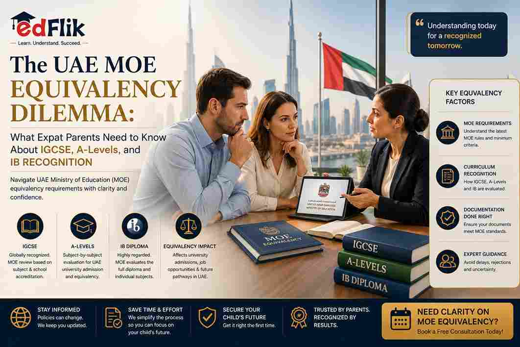 The UAE MOE Equivalency Dilemma: What Expat Parents Need to Know About IGCSE, A-Levels, and IB Recognition