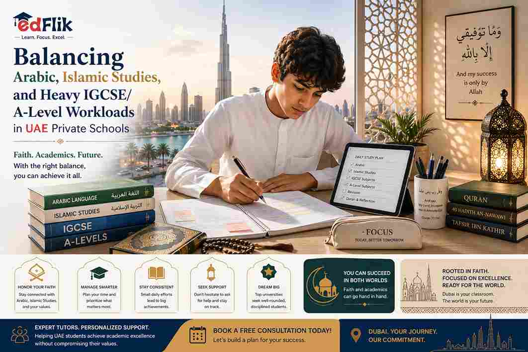 Balancing Arabic, Islamic Studies, and Heavy IGCSE/A-Level Workloads in UAE Private Schools