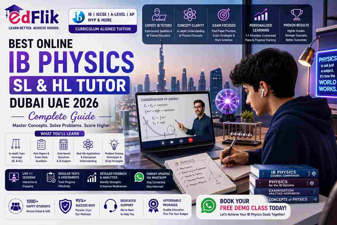 Best Online IB Physics SL & HL Tutor Dubai UAE 2026 — Complete Guide