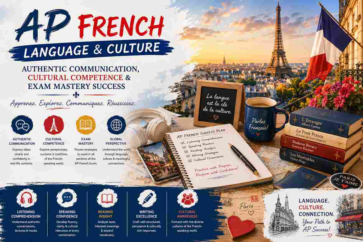 AP French Language & Culture: Authentic Communication, Cultural Competence & Exam Mastery Success
