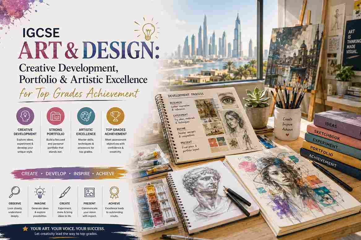 IGCSE Art & Design: Creative Development, Portfolio & Artistic Excellence for Top Grades Achievement