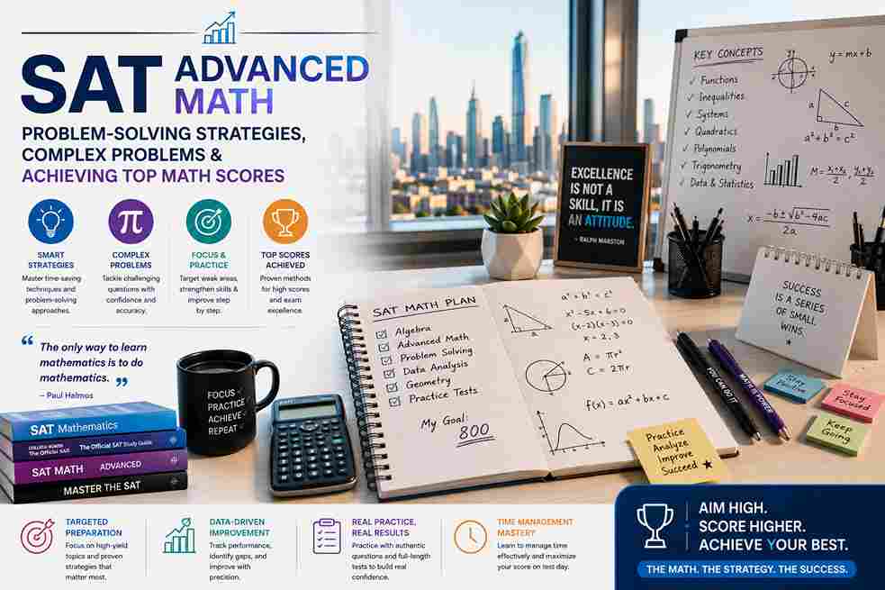 SAT Advanced Math: Problem-Solving Strategies, Complex Problems & Achieving Top Math Scores