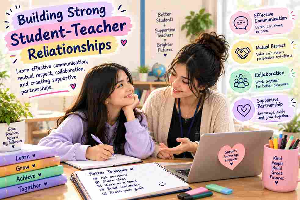 Building Strong Student-Teacher Relationships: Communication, Respect, Collaboration & Creating Supportive Learning Partnerships