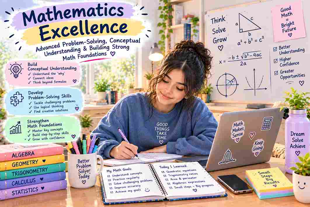 Mathematics Excellence: Advanced Problem-Solving, Conceptual Understanding & Building Strong Math Foundations