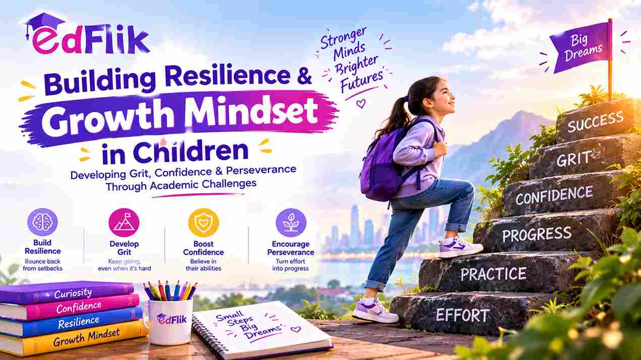 Building Resilience and Growth Mindset in Children: Developing Grit, Confidence & Perseverance Through Academic Challenges