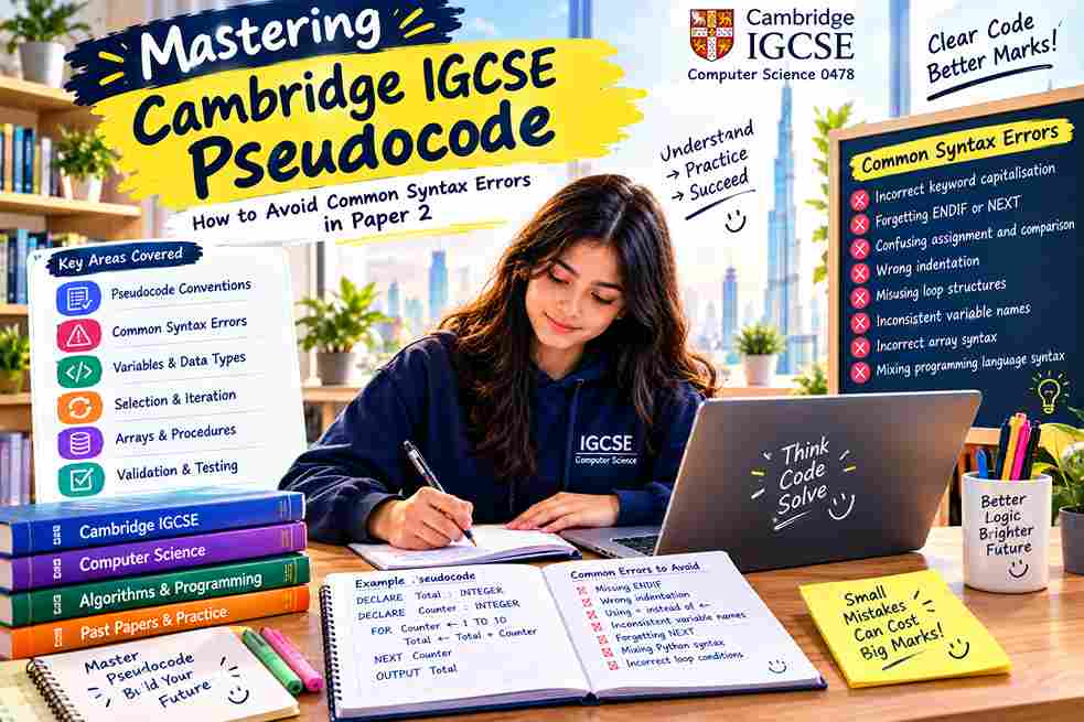 Mastering Cambridge IGCSE Pseudocode: How to Avoid Common Syntax Errors in Paper 2