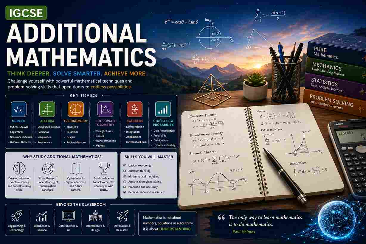 IGCSE - Additional Mathematics
