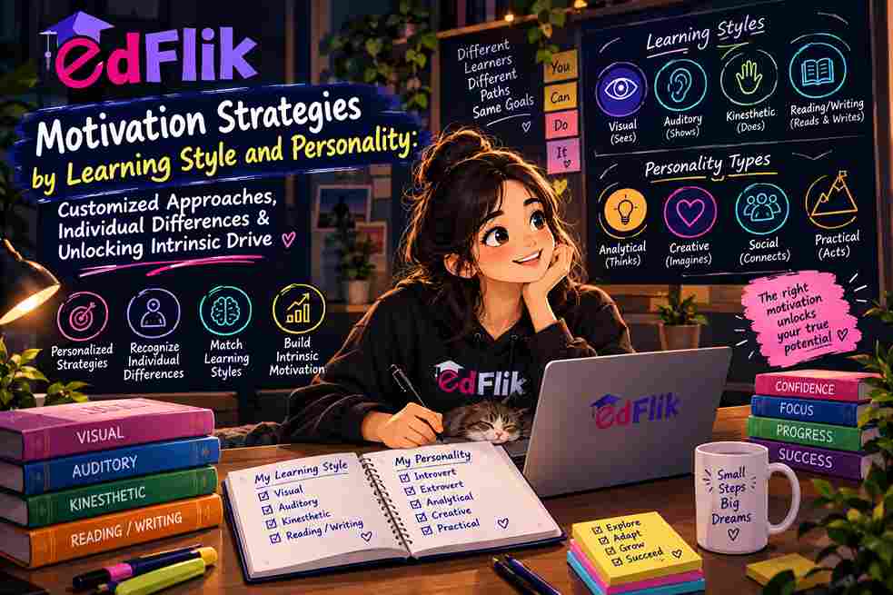Motivation Strategies by Learning Style and Personality: Customized Approaches, Individual Differences & Unlocking Intrinsic Drive