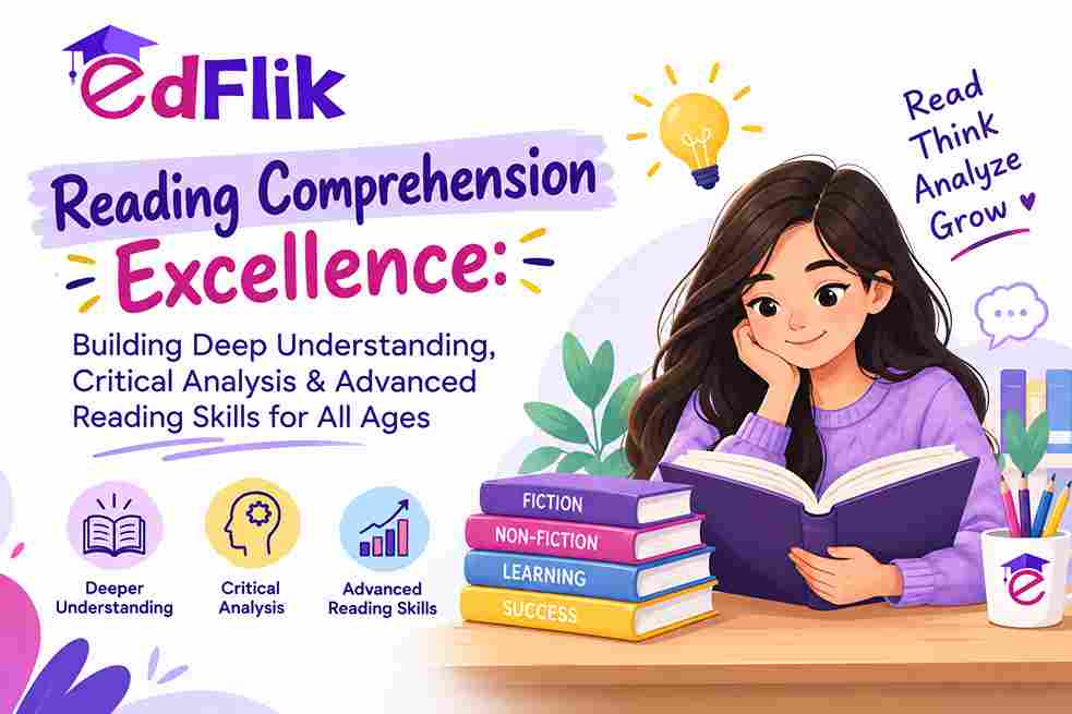 Reading Comprehension Excellence: Building Deep Understanding, Critical Analysis & Advanced Reading Skills for All Ages