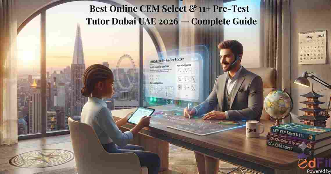 Best Online CEM Select & 11+ Pre-Test Tutor Dubai UAE 2026 — Complete Guide