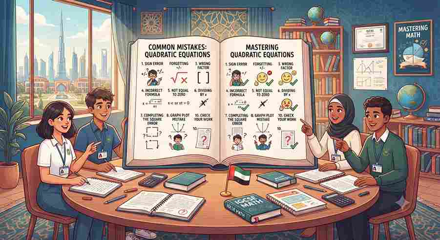 Mastering Quadratic Equations: Top 10 Common Mistakes UAE Students Make in IGCSE Math
