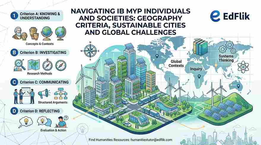 Navigating IB MYP Individuals and Societies: Geography Criteria, Sustainable Cities Projects, and Global Challenges