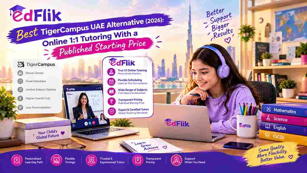 Best TigerCampus UAE Alternative (2026): Online 1:1 Tutoring With a Published Starting Price