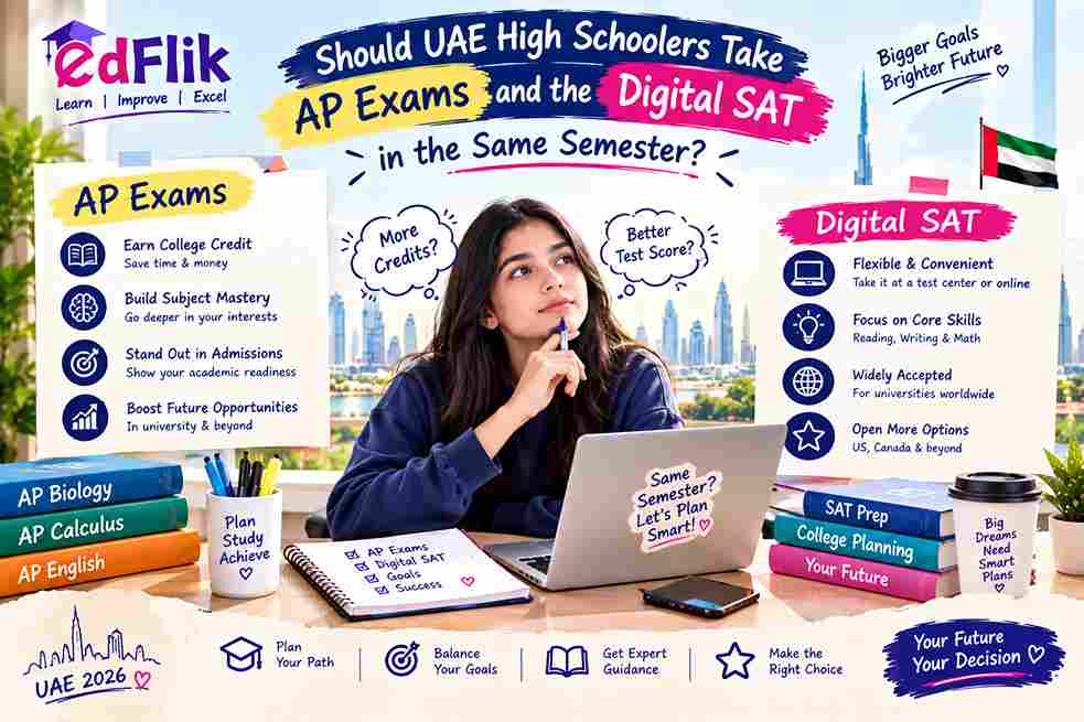 Should UAE High Schoolers Take AP Exams and the Digital SAT in the Same Semester?