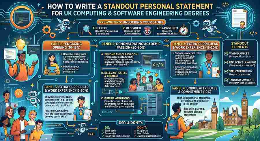 How to Write a Standout Personal Statement for UK Computing and Software Engineering Degrees