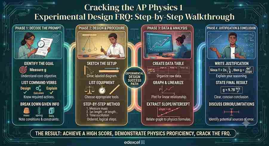 Cracking the AP Physics 1 Experimental Design FRQ: Step-by-Step Walkthrough