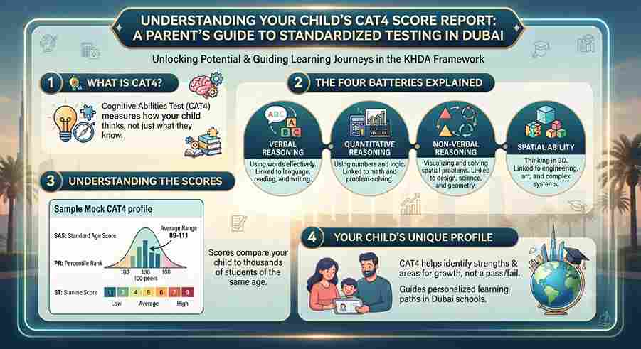 Understanding Your Child’s CAT4 Score Report: A Parent’s Guide to Standardized Testing in Dubai