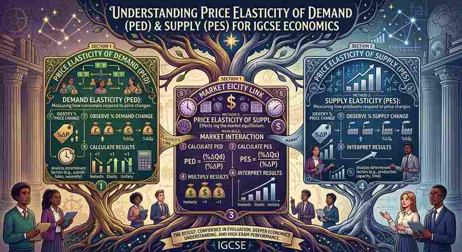 Understanding Price Elasticity of Demand (PED) and Supply (PES) for IGCSE Economics