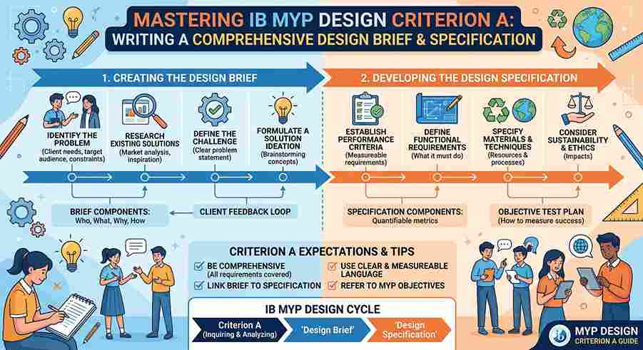 Mastering IB MYP Design Criterion A: Writing a Comprehensive Design Brief and Specification