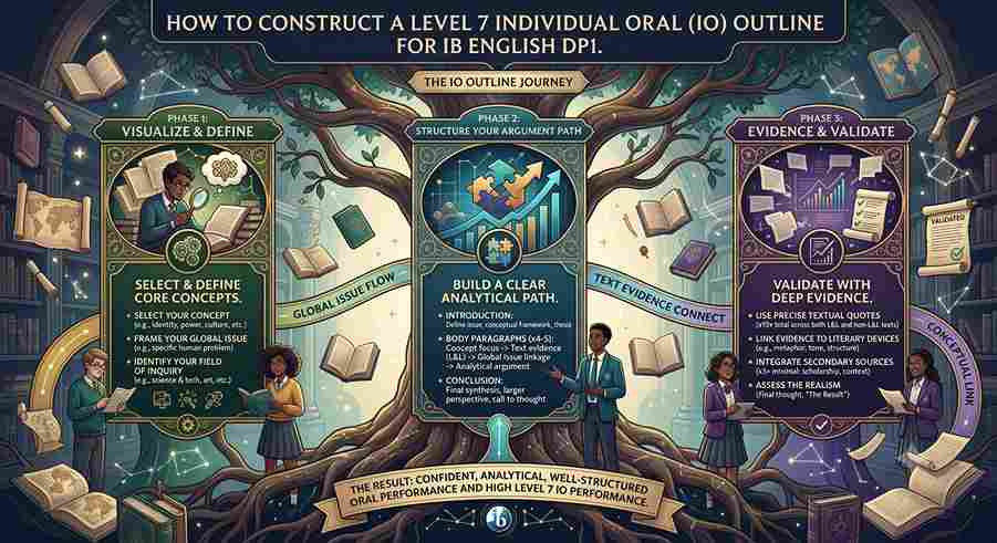 How to Construct a Level 7 Individual Oral (IO) Outline for IB English DP1