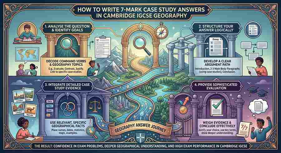 How to Write 7-Mark Case Study Answers in Cambridge IGCSE Geography