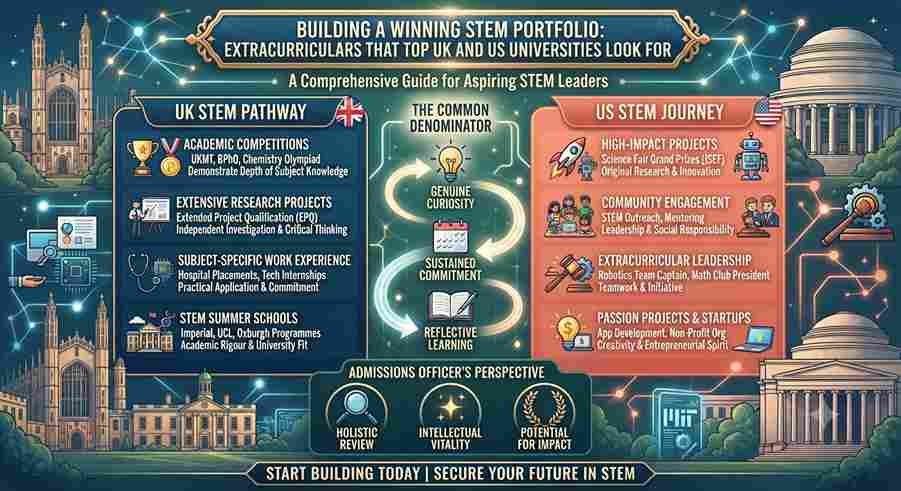 Building a Winning STEM Portfolio: Extracurriculars That Top UK and US Universities Look For