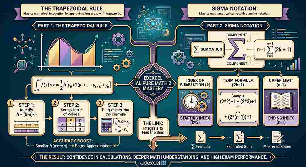 How to Master Trapezoidal Rule and Sigma Notation in Edexcel IAL Pure Math 2